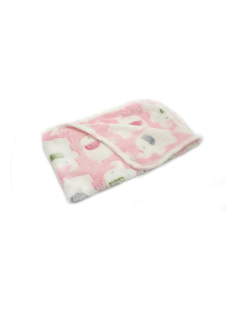 3 Pack Dog Blankets, Ultra Soft Elephant Pattern Pet Blanket, Cozy Flannel Throw for Small Dogs and Cats (23