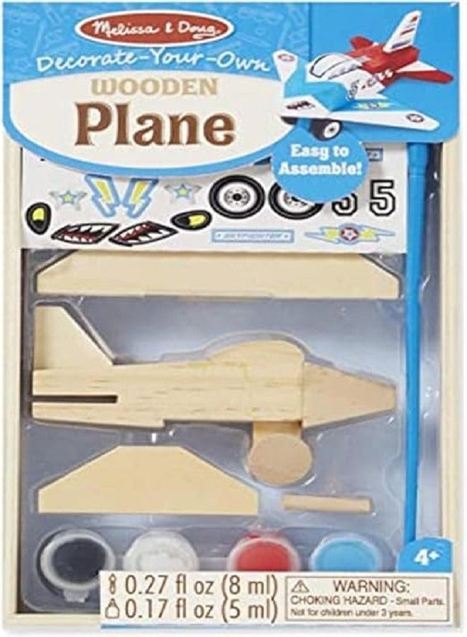 Melissa and Doug Decorate Your Own Wooden Plane Craft Kit