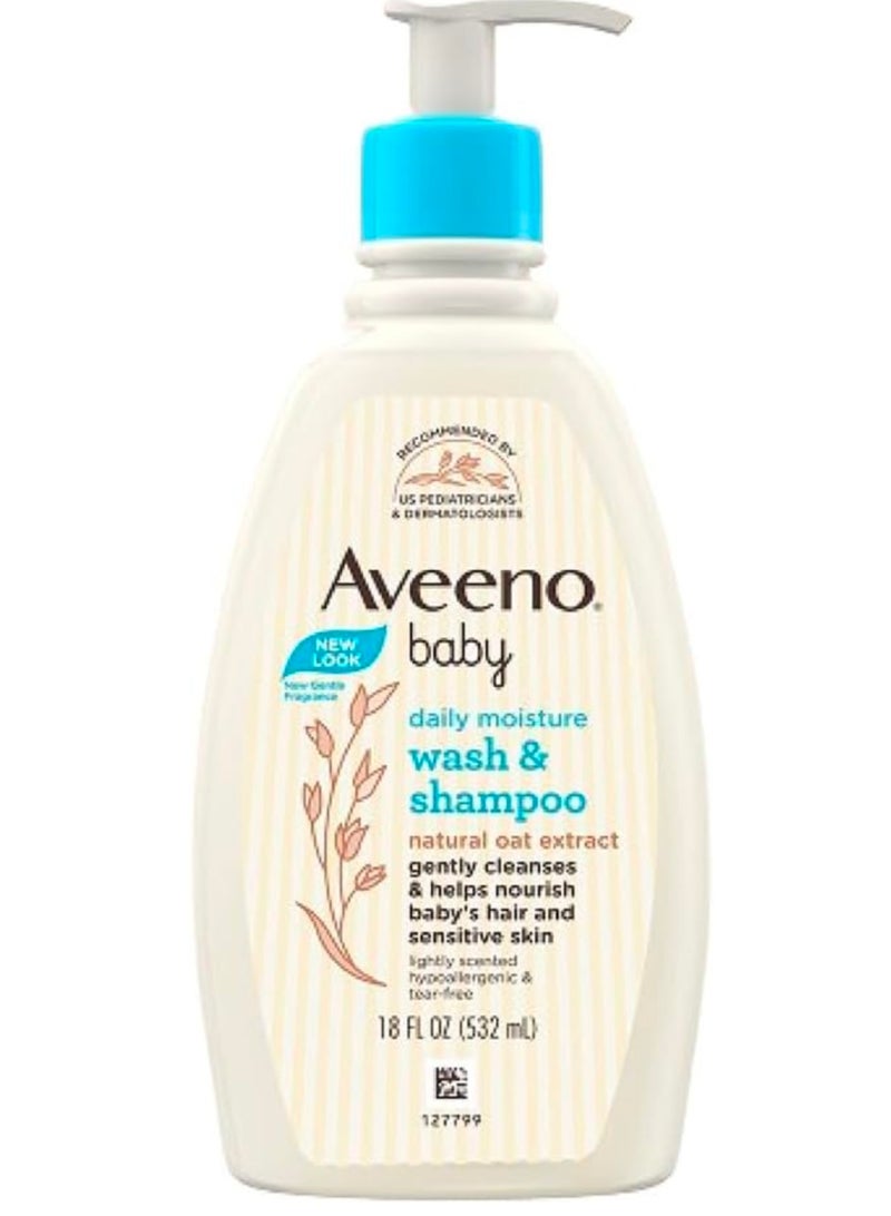 Aveeno baby wash and shampoo 18 FL OZ (532 mL)