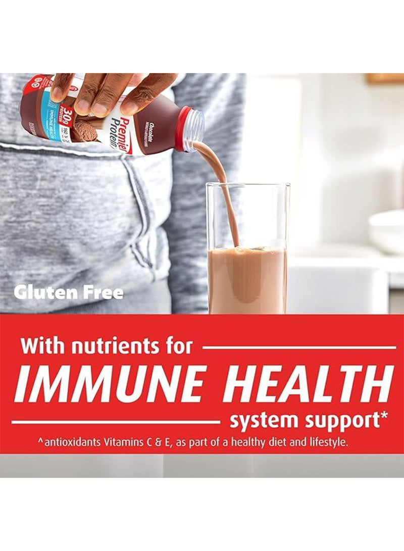 Pack Of 12 Chocolate Shake 30G Protein 1G Sugar 24 Vitamins Minerals Nutrients To Support Immune Health, 11.50 Fl Oz