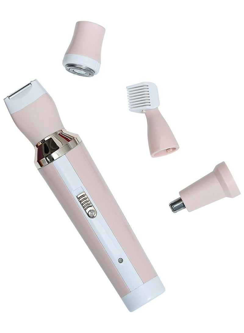 Ladies Epilator 4 In 1 Rechargeable Portable Size