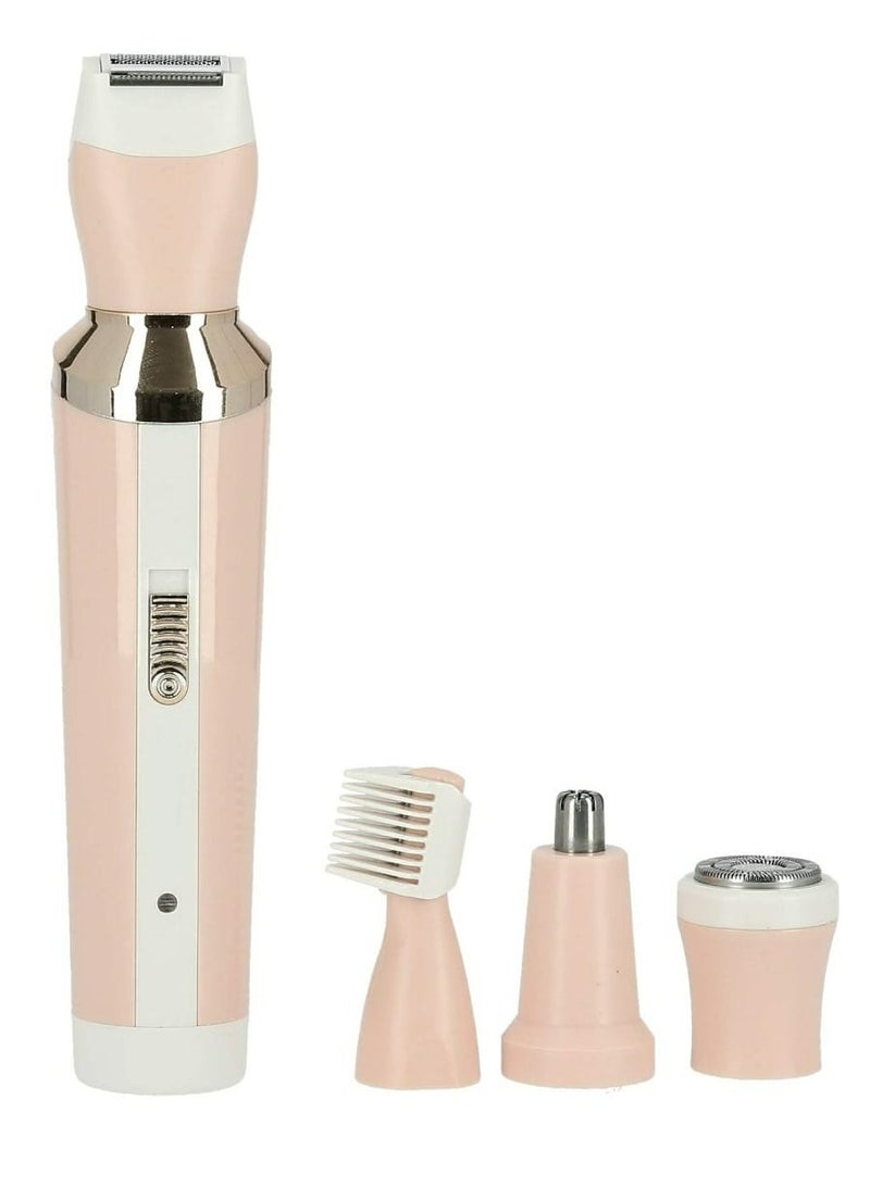 Ladies Epilator 4 In 1 Rechargeable Portable Size