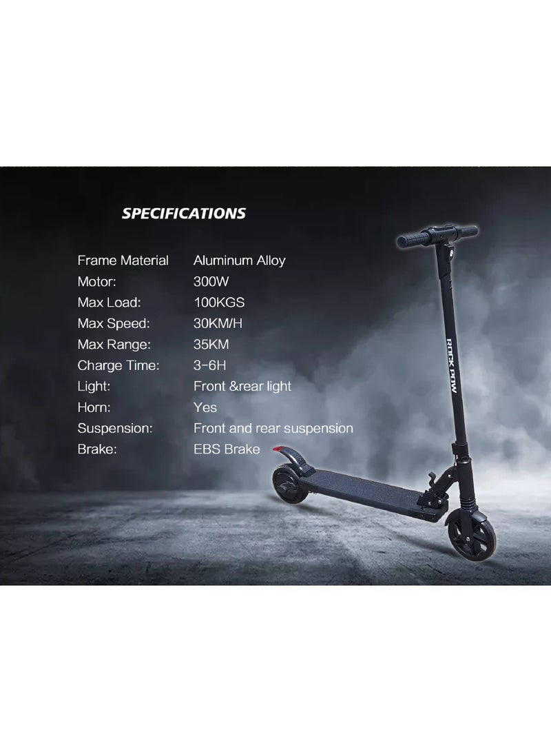 Electric Scooter, 300W Motor, 35 KM Range & 30KM/H, 10