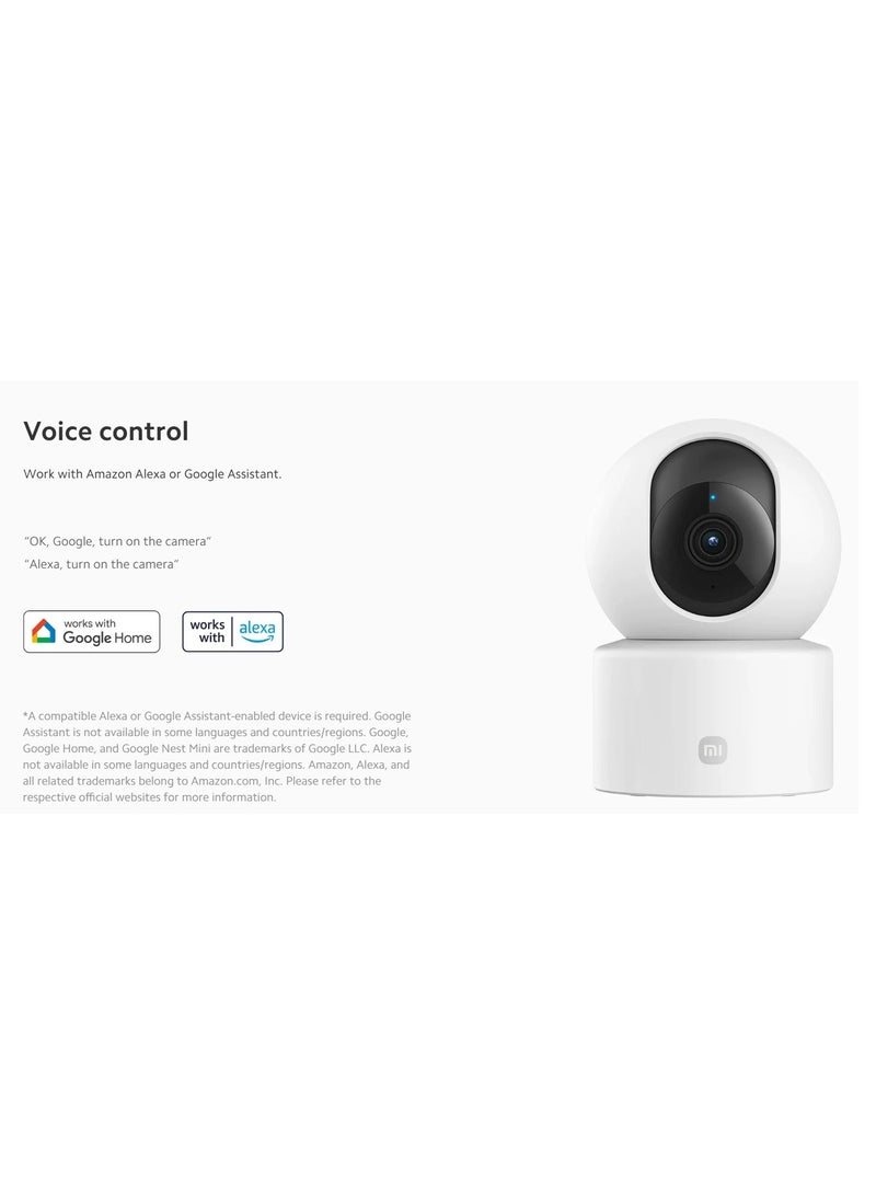 Smart Camera C301 | 3MP with 2K Image Quality | MJA1 Security Chip | Voice Control | 8GB to 256GB microSD Supported | Cloud Storage