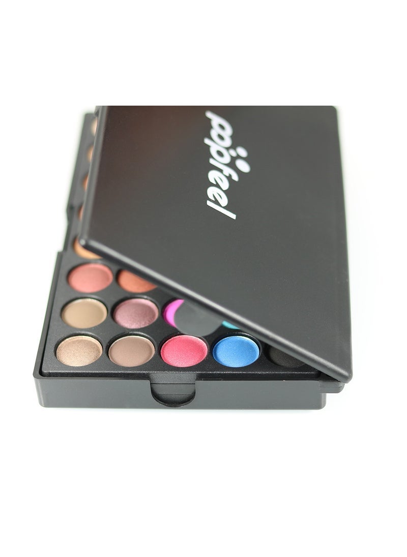 120 Vivid Colors Mini Eyeshadow Palette Matte and Shimmer - Professional 3 Layers Bright and Warm Colorful Eye Shadow Palette Makeup Set