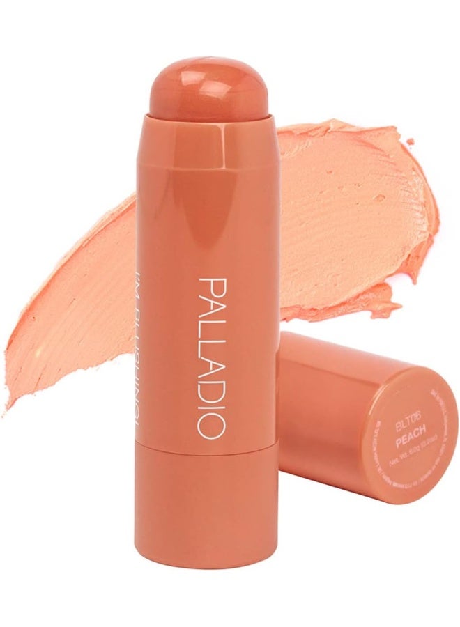 Palladio I'M Blushing 2-In-1 Cheek And Lip Tint, Peach, 20G