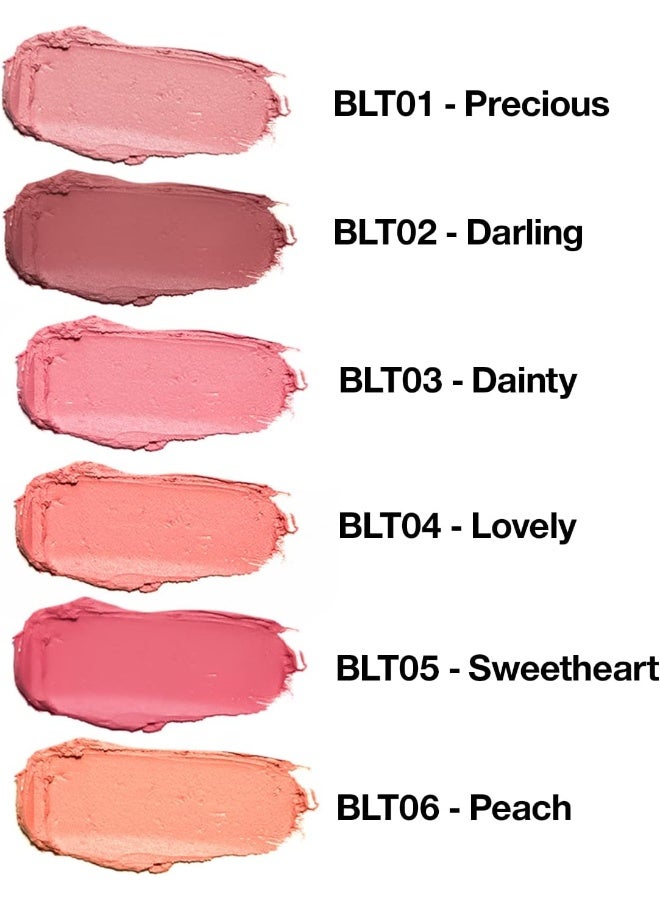 Palladio I'M Blushing 2-In-1 Cheek And Lip Tint, Peach, 20G