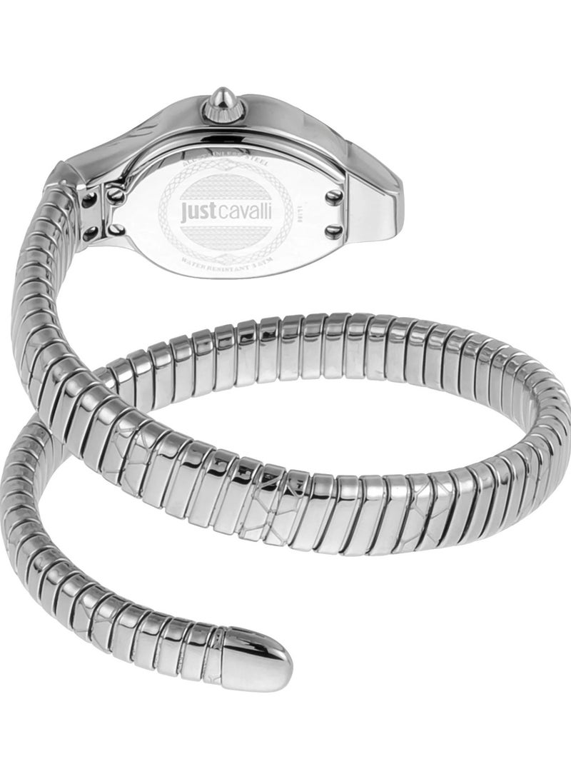 Just Cavalli Stainless Steel Analog Women's Watch With Silver JC1L186M0015