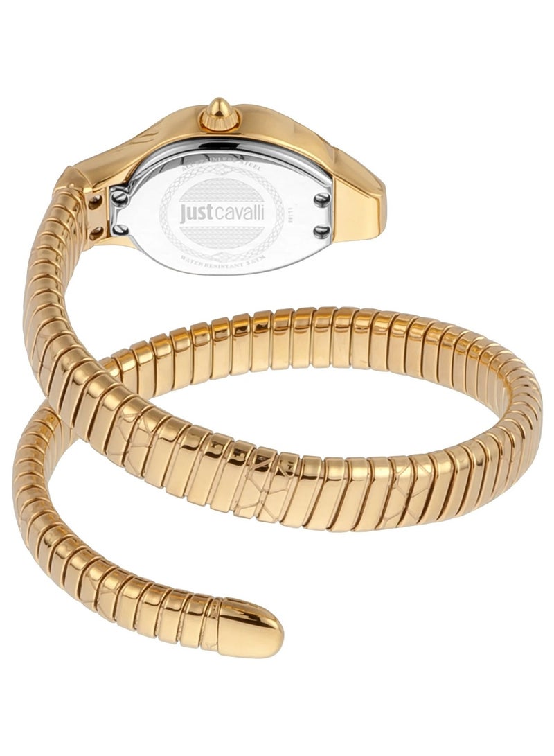 Just Cavalli Stainless Steel Analog Women's Watch With Gold JC1L186M0035