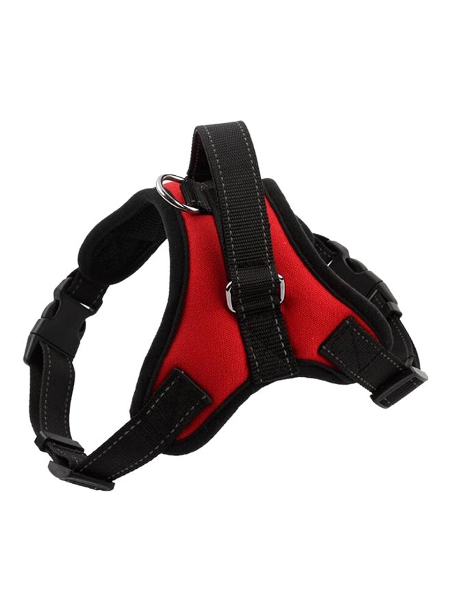 Adjustable Dog Harness Red/Black