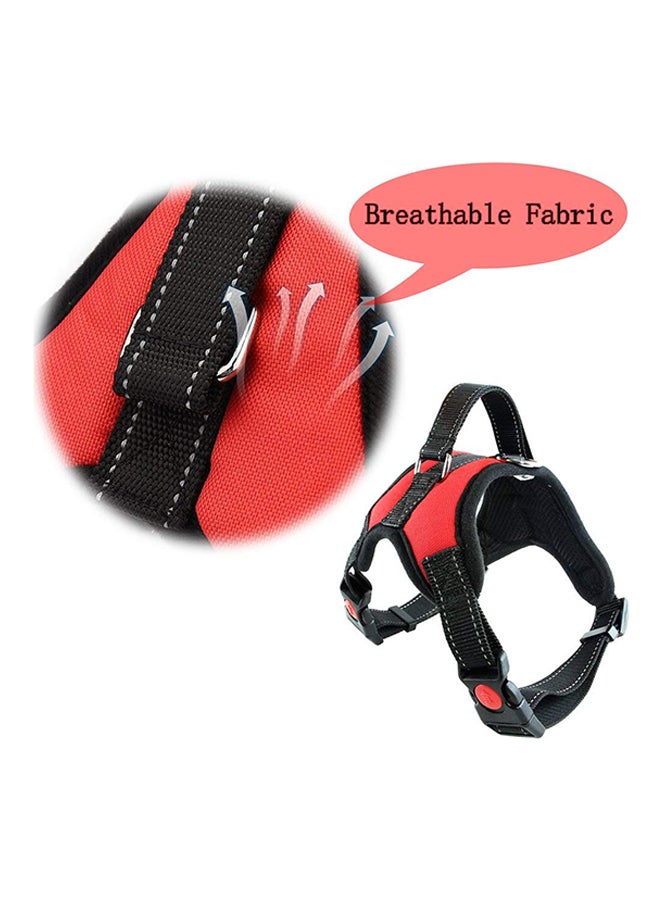 Adjustable Dog Harness Red/Black