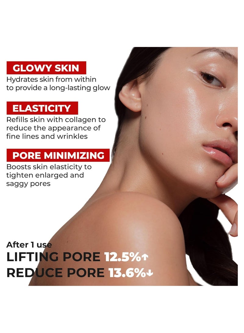 MDP+ RED LACTO COLLAGEN WRAPPING MASK, Glowy Skin, Skin Elasticity, Pore Lifting 70 ml