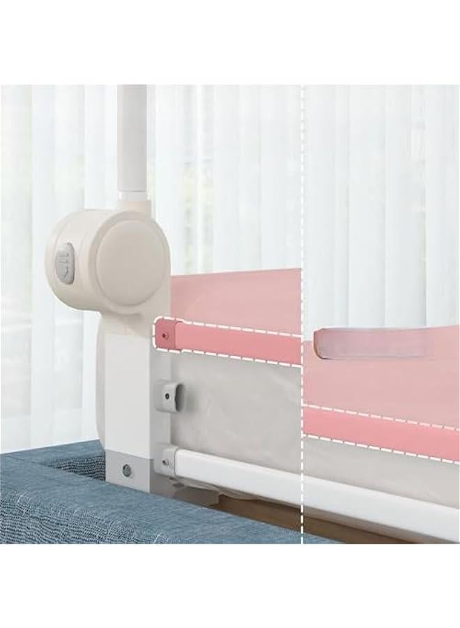 Bed Rail For Toddlers Fodlable Free Installation Safety Toddler Baby Bed Rail Guard For Bed Fence Protector Barrier For Baby Anti Fall Bed Guard Rail For Kids (Style5,120cm)