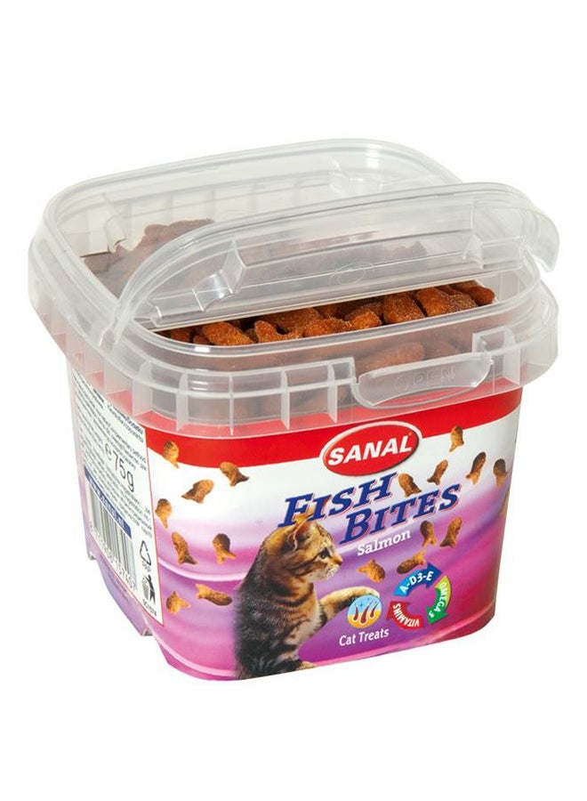 Fish Bites For Cat Brown 75grams