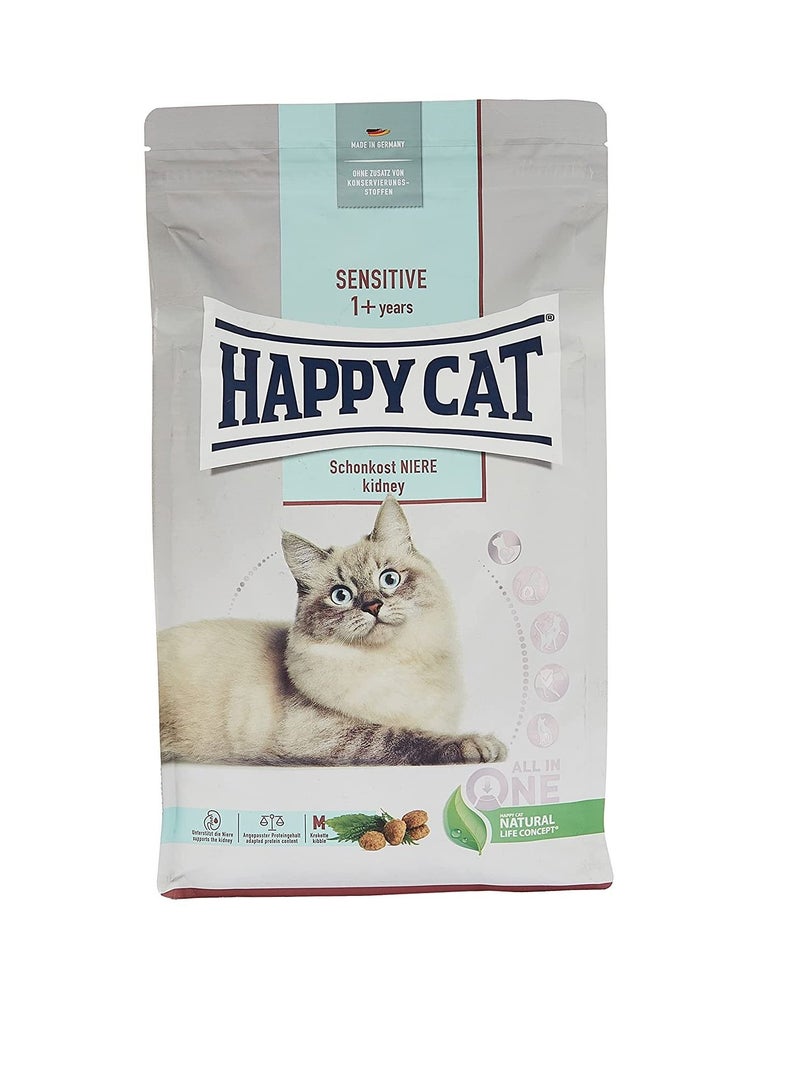 Happy Cat Sensitive Niere Kidney Adult Cats Diet Dry Food 1.3Kg