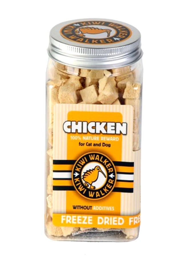 Freeze Dried Snack Chicken Cubes Beige 70grams