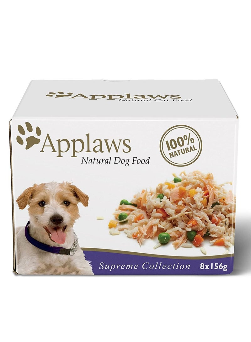 Applaws Dog Supreme Collection Wet Food Tin 8X156g