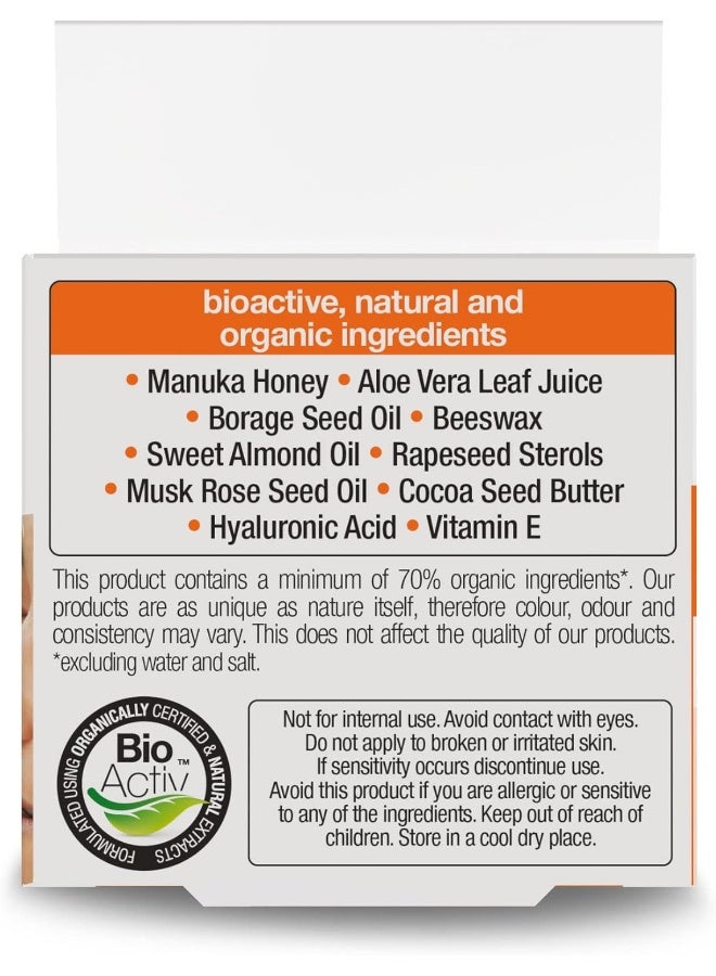 Dr. Organic Organic Manuka Honey Rescue Cream, Intensive Emollient