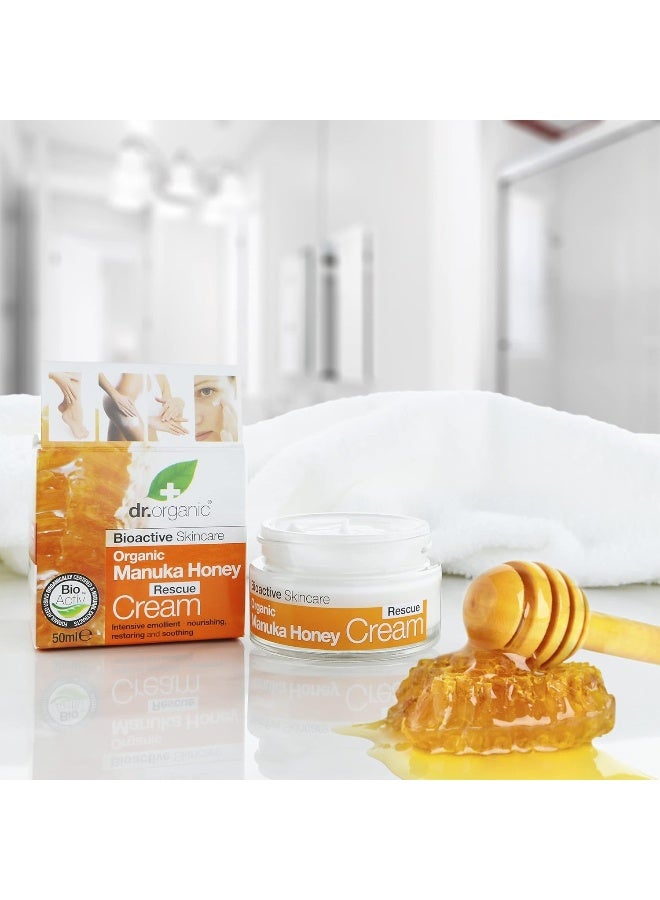 Dr. Organic Organic Manuka Honey Rescue Cream, Intensive Emollient
