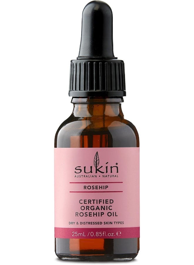 Sukin Certified Organic Rose Hip Oil, 25 Ml