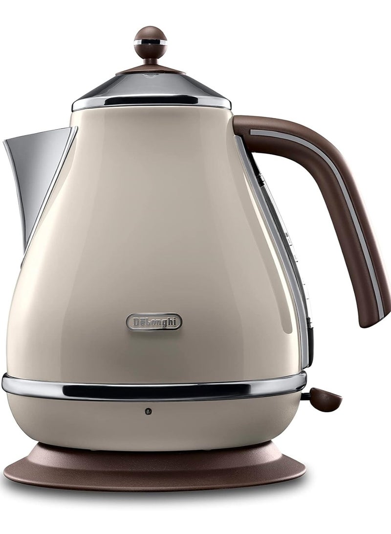 Icona Vintage Electric Kettle 1.7 L 2000 W KBOV2001.BG Beige