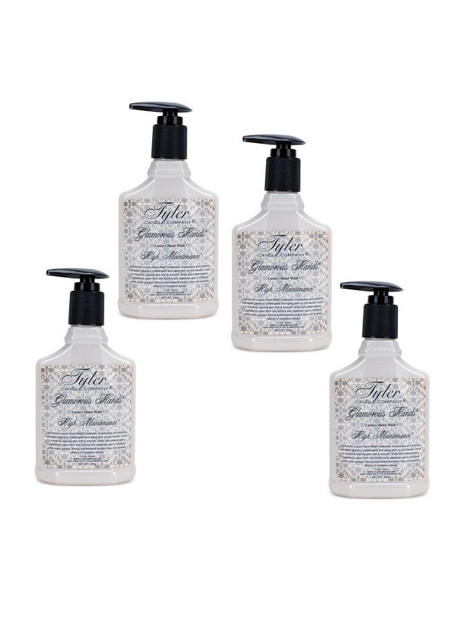 Glamorous Luxury 8 Ounce Hand Soap Wash Pack Of 4 High Maintenance