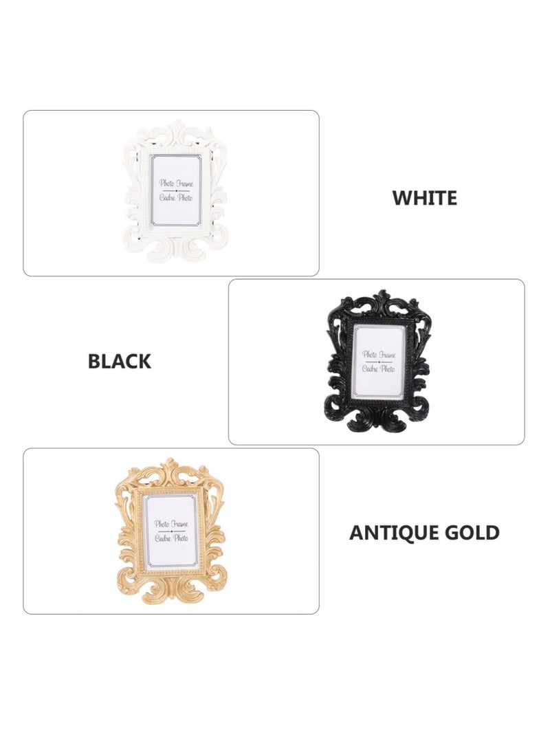 Vintage Baroque Style Picture Frames for Elegant Tabletop Display at Weddings and Home Decor to Showcase Memories and Photos