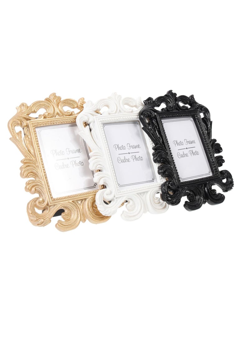 Vintage Baroque Style Picture Frames for Elegant Tabletop Display at Weddings and Home Decor to Showcase Memories and Photos