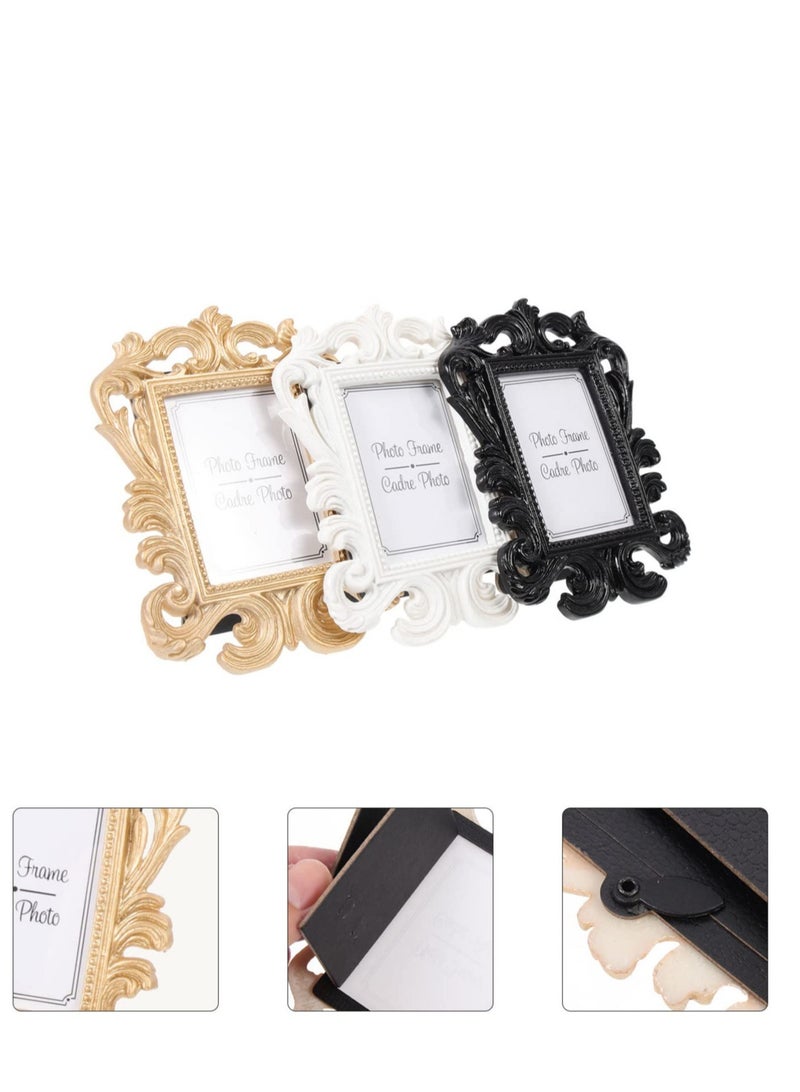 Vintage Baroque Style Picture Frames for Elegant Tabletop Display at Weddings and Home Decor to Showcase Memories and Photos