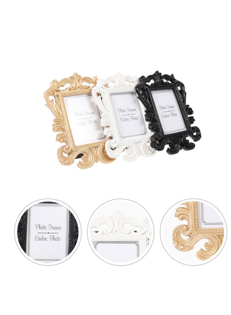 Vintage Baroque Style Picture Frames for Elegant Tabletop Display at Weddings and Home Decor to Showcase Memories and Photos