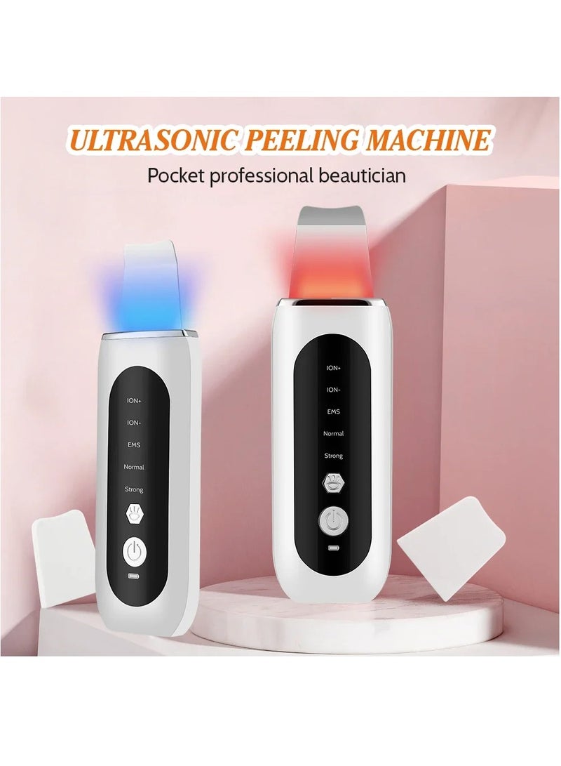 Ultrasonic Skin Scrubber Electric, 5-speed Adjustment Removing Black Corners Cleaning Pores Imported Beauty Equipment