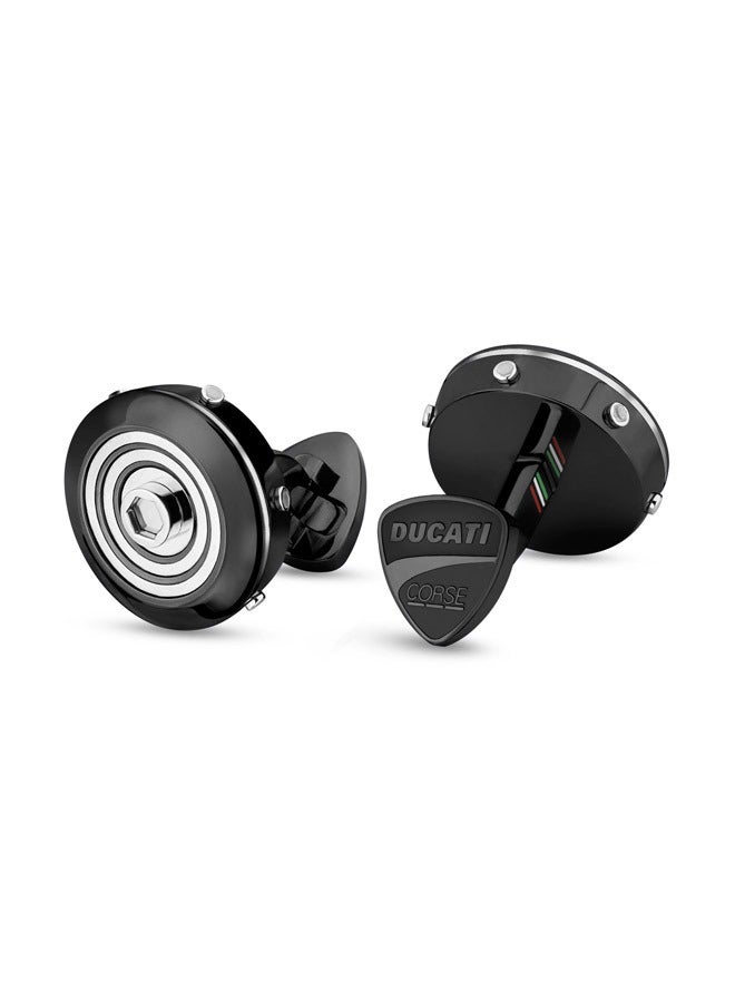 Speciale Silver and Grey Designer Cufflinks For Men