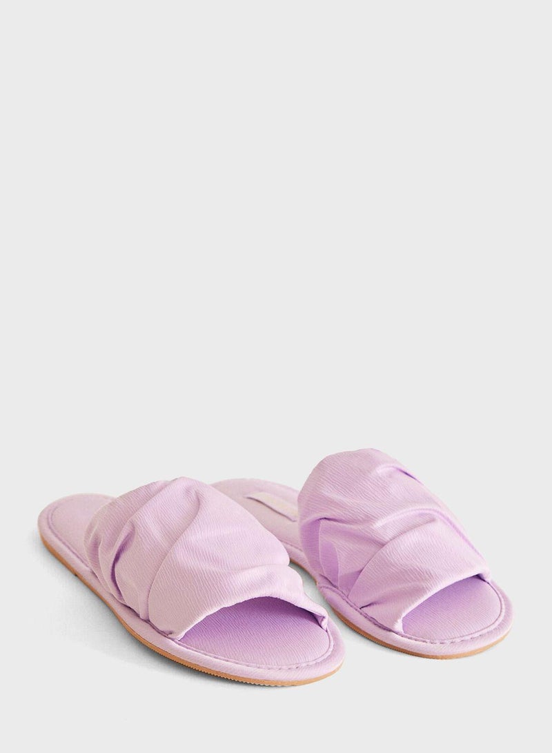 Single Strap Slip Ons