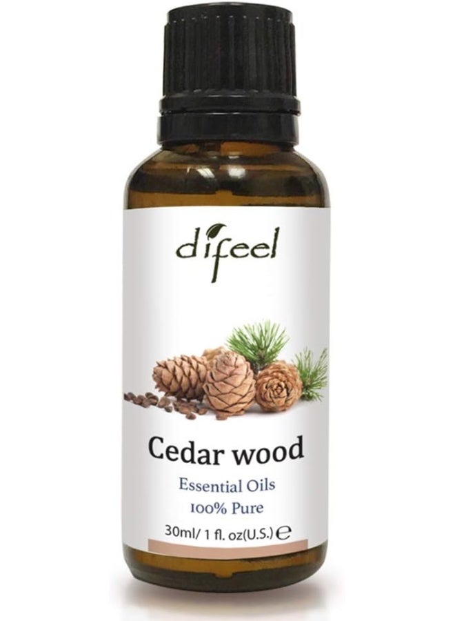 Difeel Cedar Wood 100% Pure Essential Oil, 1Oz