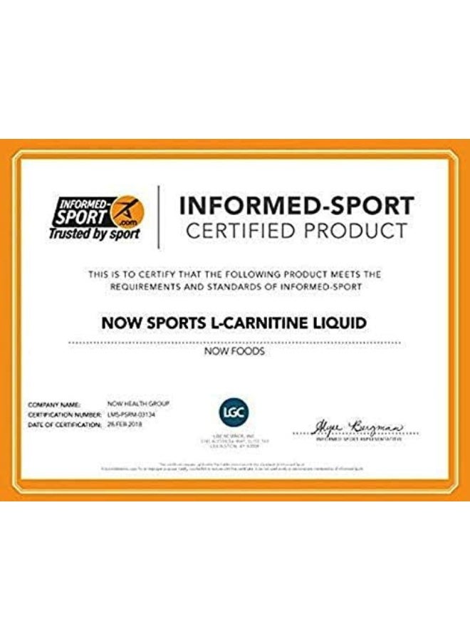 Sports Triple Strength L-Carnitine 3000 Mg 16 Fl Oz 473 Ml