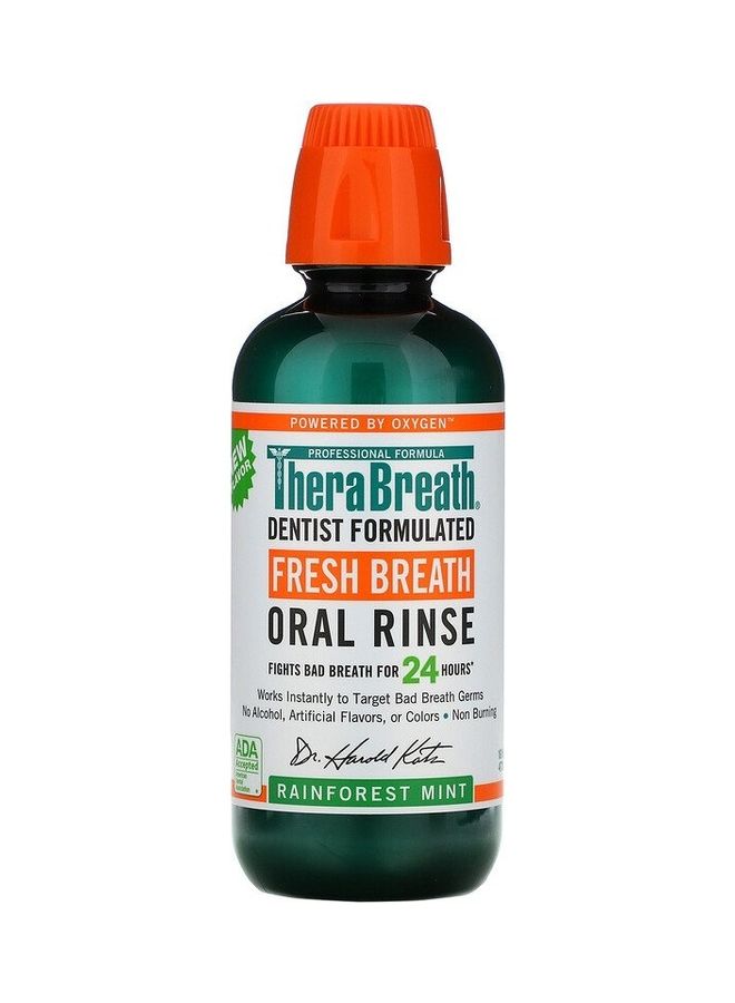 Fresh Breath Oral Rinse Rainforest Mint 473ml