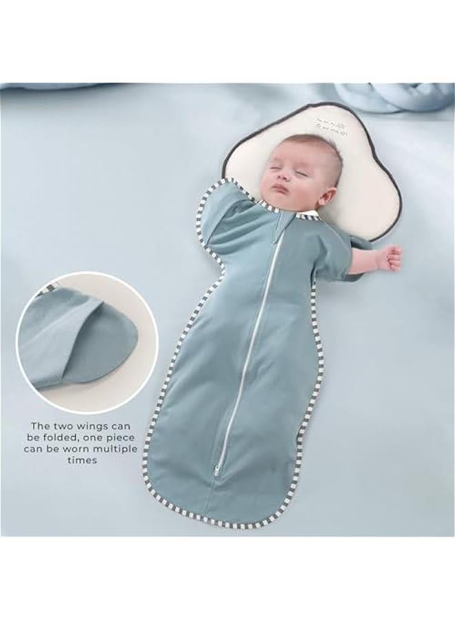 Baby Swaddle Blanket - Weighted Sleep Sack for Boys and Girls - Seamless Transition from Swaddling to Arms - Free Sleep - Comfortable and Safe Sleep Solution