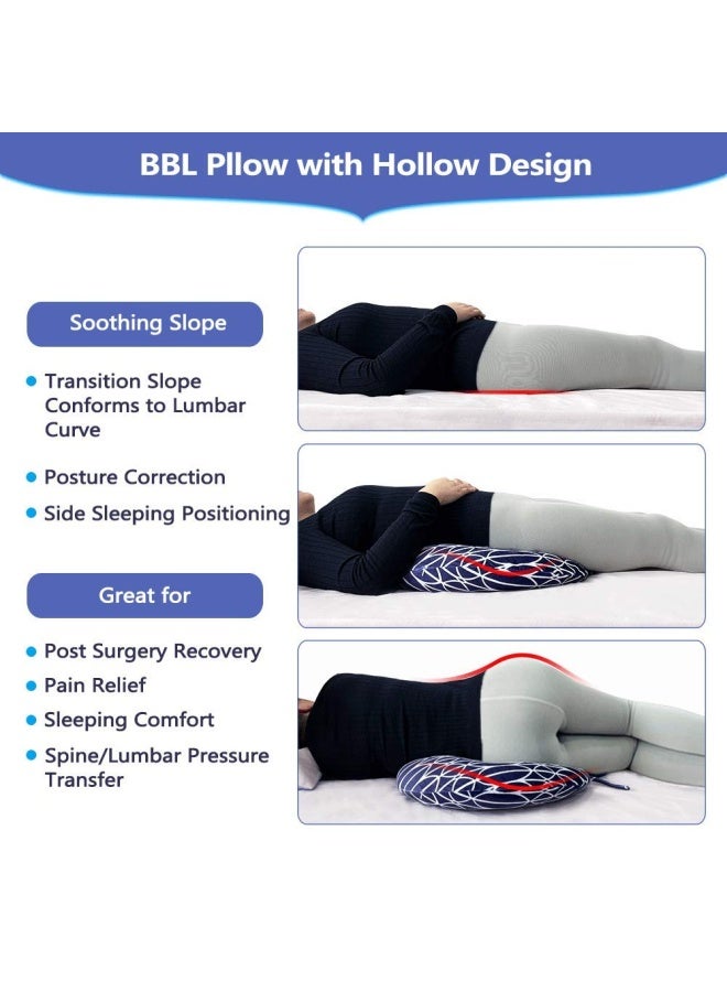 Bbl Pillow Brazilian Lift Pillow Post Surgery Recovery For Sitting Sleeping Driving Booty Pillow For Woman Lumbar Back Cushion Seat Foam