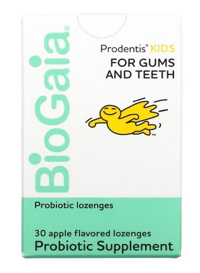 Kids Prodentis For Gums And Teeth Apple 30 Lozenges