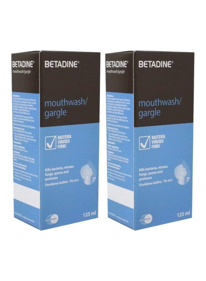 Mouthwash Gargle - 125Ml (Pack Of 2)