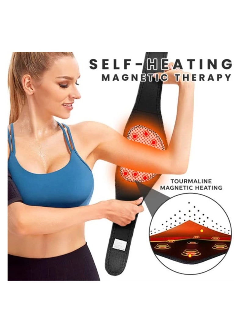 Adjustable Arm and Thigh Trimmers with Tourmaline Acupressure for Self-Heating, Weight Loss, and Cellulite Reduction. Perfect for Shaping and Toning Your Body!