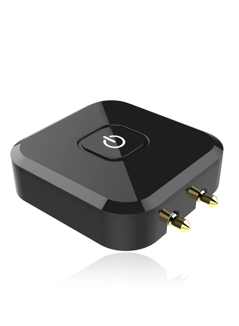 Bluetooth 5.0 Audio Transmitter with APTX Low Latency, Wireless Stereo Adapter for TV to Headphones, 3.5mm and RCA Jack Compatible, Ideal for Flight Use.