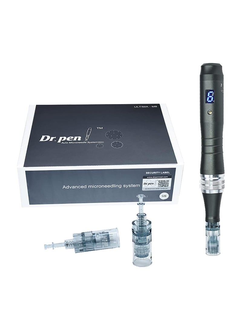 Dr. pen Ultima M8 Professional Microneedle Pen,Cordless Derma Auto Pen - Best Face and Body Skincare Kit