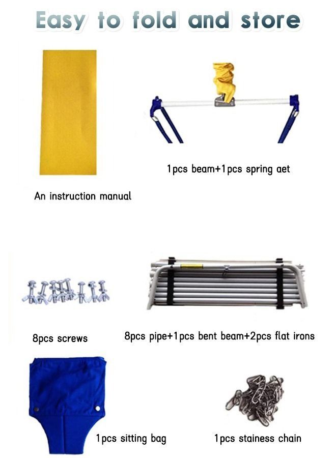 2 in 1 Baby Jumper and Toddler Swing with Foldable Stand Swing Set and Bouncers for Infant