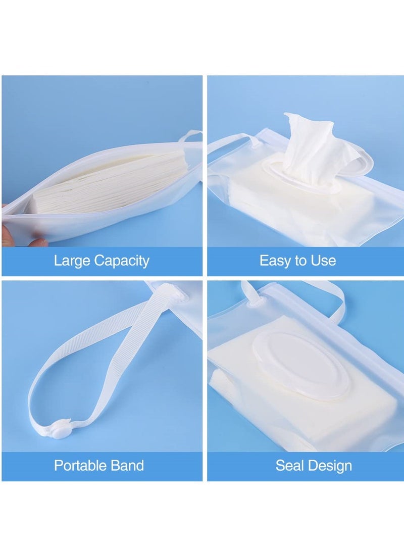 Eco Friendly Portable Baby Wipe Dispenser 6Pcs Refillable Holder For Travel Strollers Backpacks