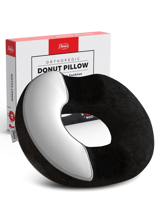 Donut Pillow Hemorrhoid Cushion Premium Quality Tailbone Pain Relief Doughnut Pillow Super Comfort Round Ring Cushion Helps Ease Post Natal Post Surgery And Back Pain