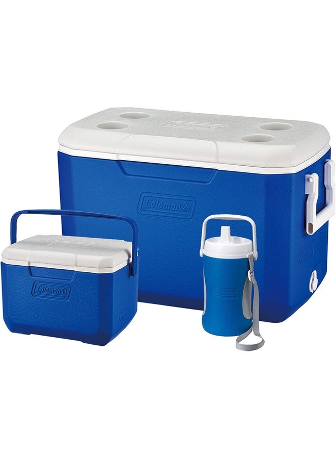 Coleman Cooler Combo 48Qt+5Qt+ 1/2G Jug Emea