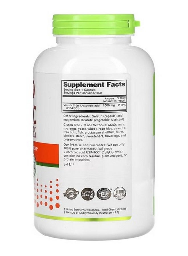 Immunity Vitamin C 1000 mg 250 Capsules