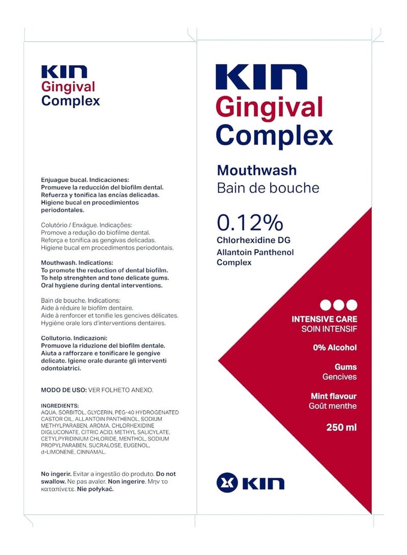 Gingival Mouthwash 250Ml (Complex)