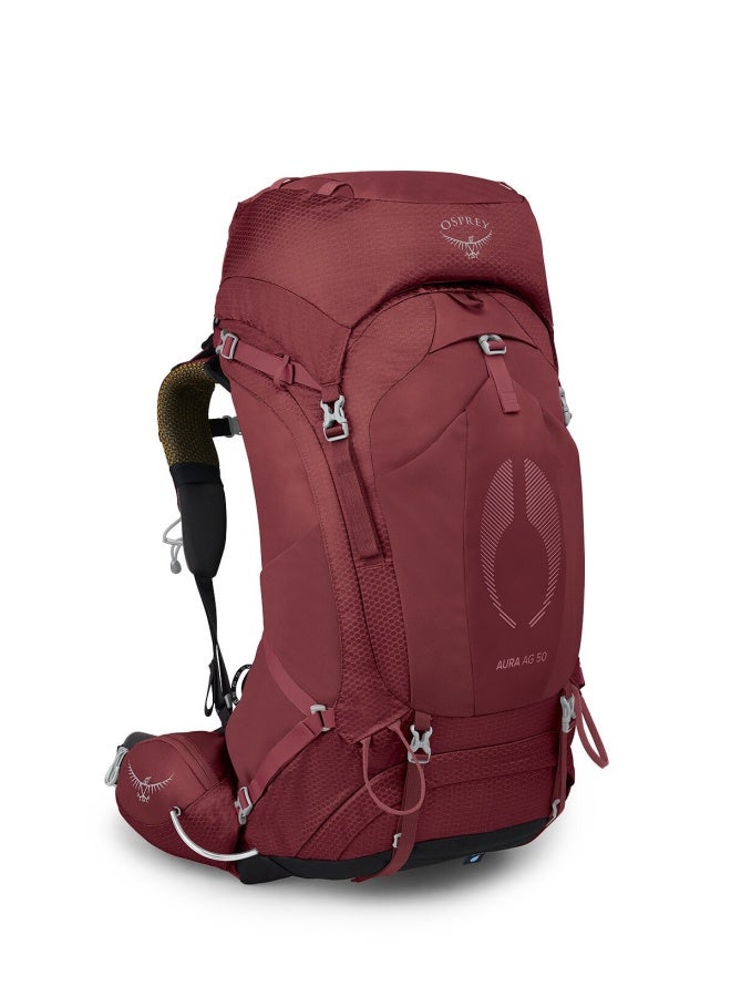 Osprey Aura Ag 50 Berry Sorbet Red Wm/L Camping Backpack